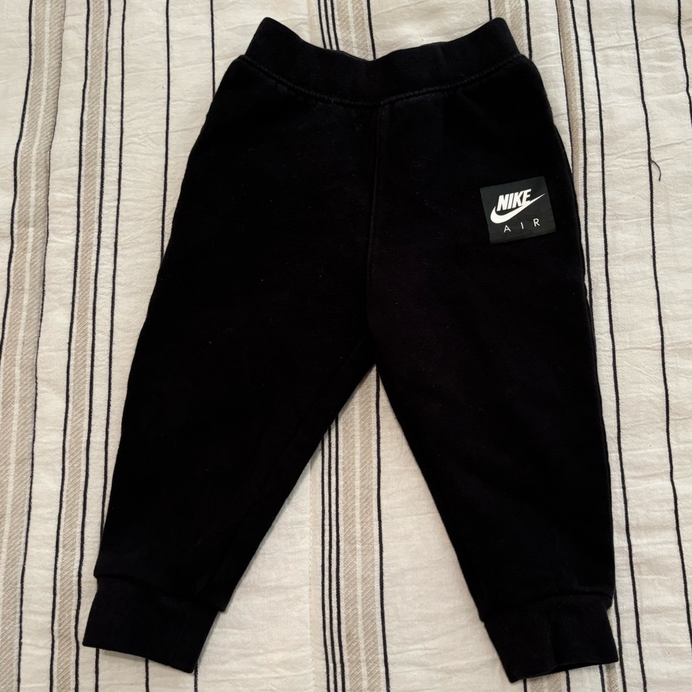 Infant Toddler Nike Air Sweatpants Size 18 months Black